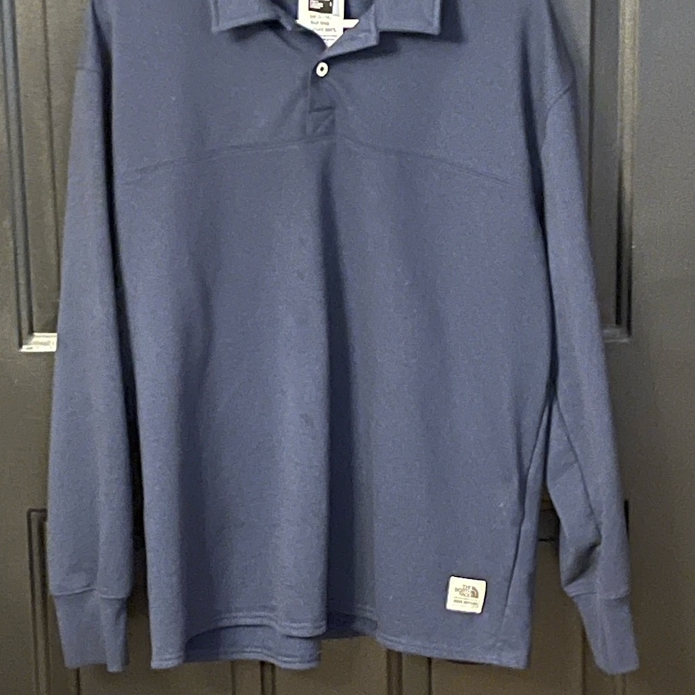 The North Face Men's Classic Blue Polo Shirt